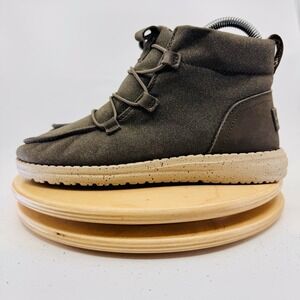 Hey Dude Lea Booties Women's 6 Gray-brown Comfort Slip On Ankle Boots